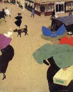 Felix Vallotton woman in the street oil painting picture wholesale
